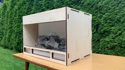 Weniks Terra Box terrarium 120x60x60 cm with ventilation for reptiles and amphibians