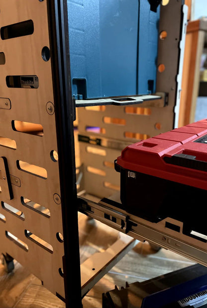 L-BOXX Schublade mit Vollauszug für Einhell, Euroboxen und IKEA PAX Schranksysteme in Werkstatt und Garage