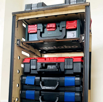 L-BOXX Schublade mit Vollauszug für Einhell, Euroboxen und IKEA PAX Schranksysteme