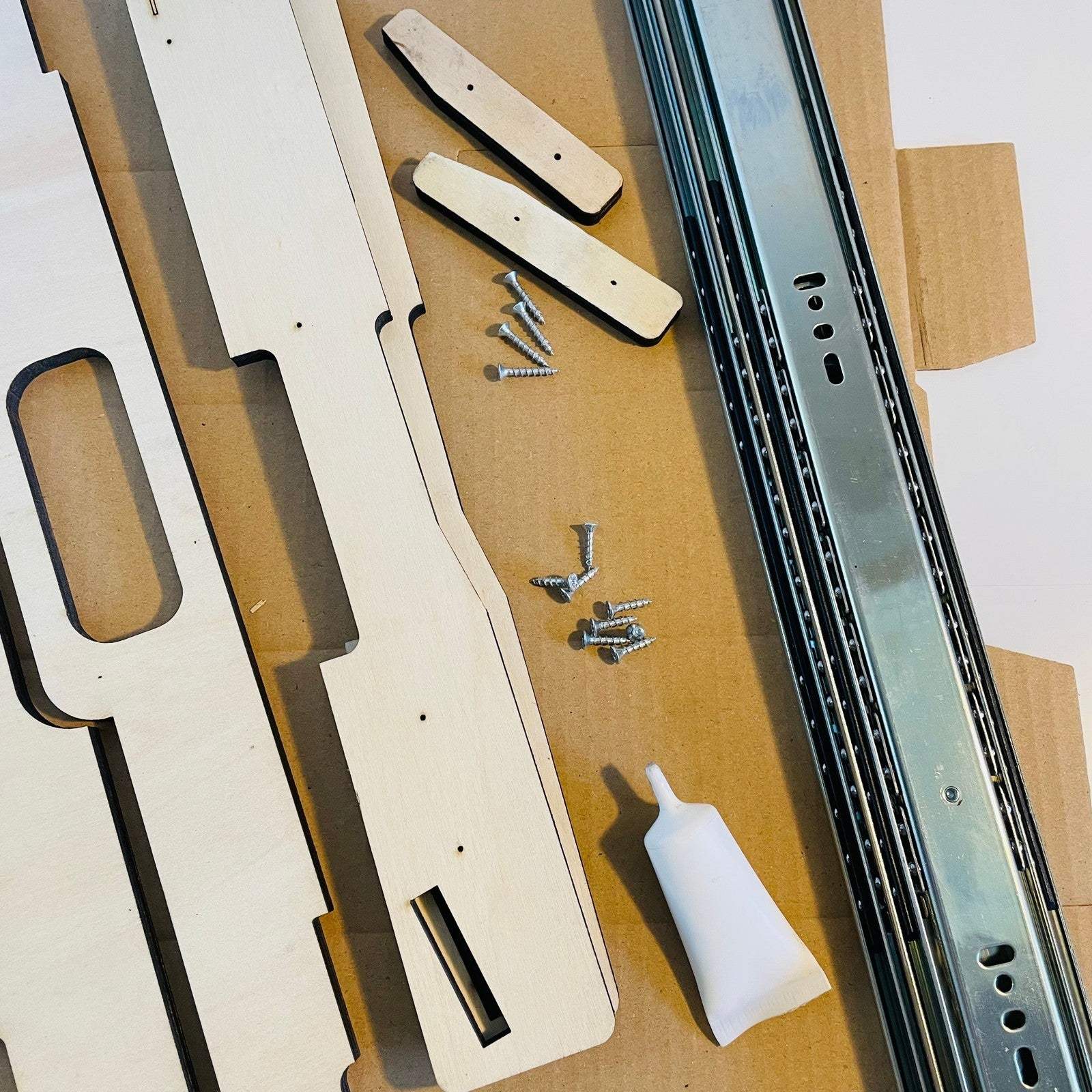 10er Set Schubladen für L-Boxx und Systemboxen mit 450 mm Vollauszug zur Werkzeugorganisation