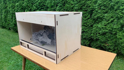 Weniks Terra Box terrarium 120x60x60 cm for reptiles and amphibians with ventilation and durable design