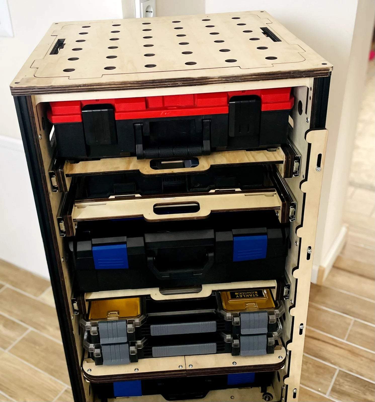Schublade für L-Boxx Mini mit 450 mm Vollauszug für Werkstatt- und Garagenorganisation