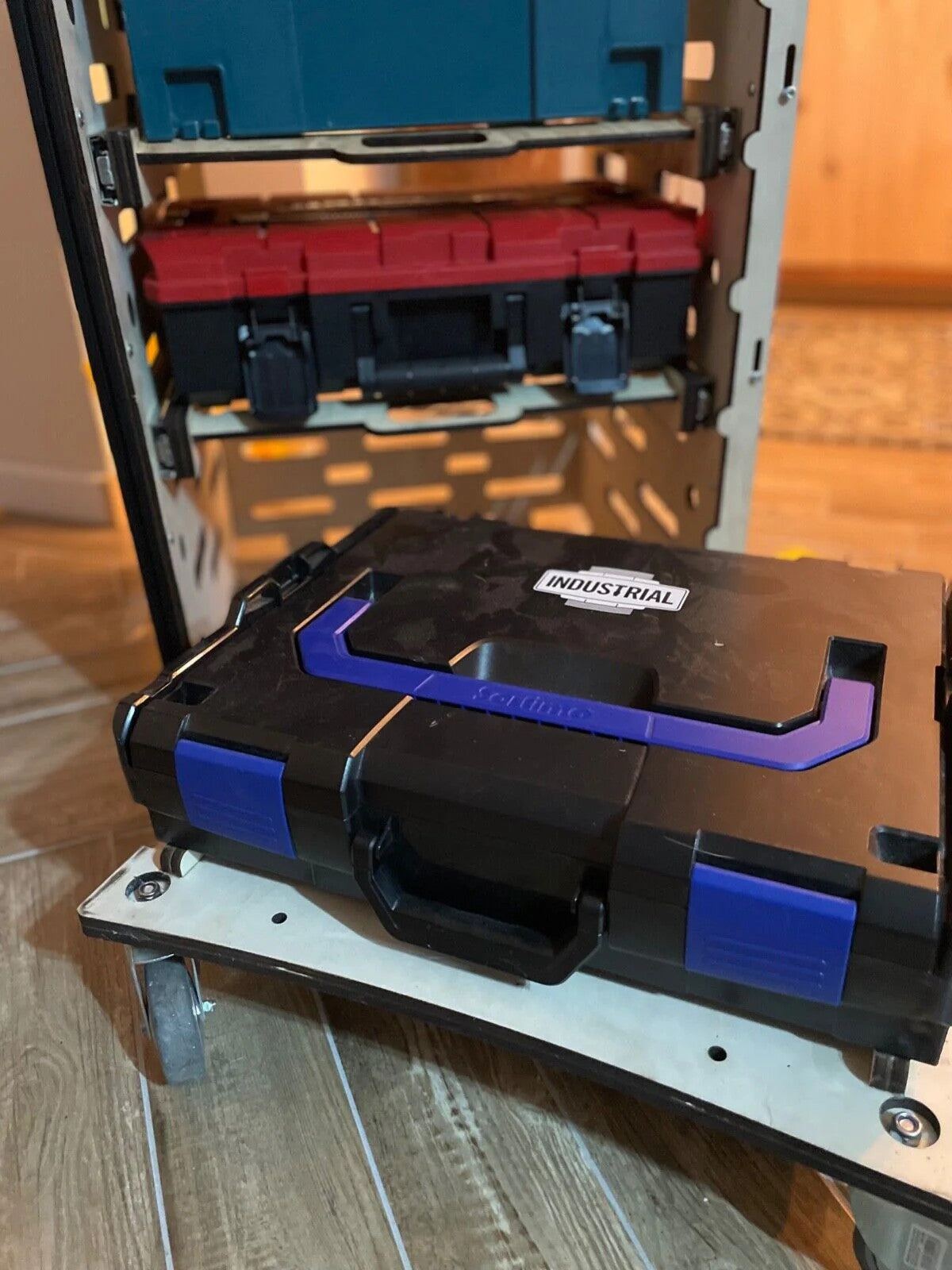 L-BOXX Trolley Rollwagen für mobile Werkzeug- und Systemboxen, kompatibel mit Bosch Sortimo und weiteren Marken