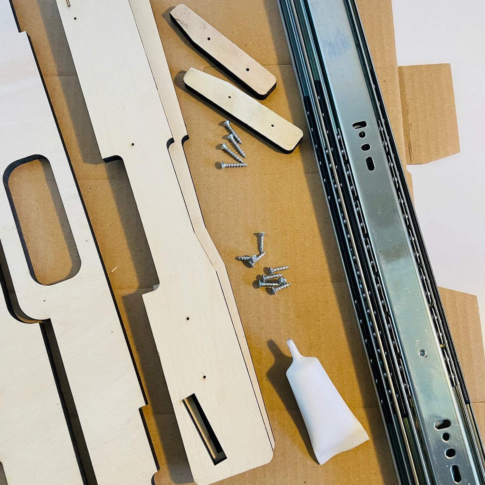 5er Set Schublade für L Boxx mit Vollauszug, robust und flexibel für Werkzeugaufbewahrung