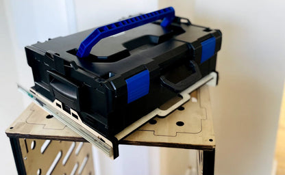 L-BOXX Schublade mit Vollauszug für Einhell, Euroboxen und IKEA PAX mit maximalem Stauraumzugriff