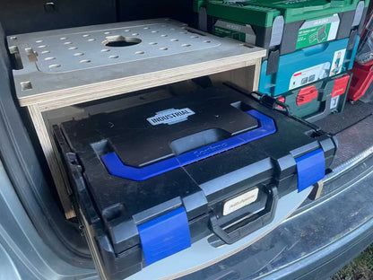 Kompakter mobiler Werkstattschrank Metall Rollcontainer mit Schublade und Vollauszug für kleine Werkstätten und Fahrzeuge