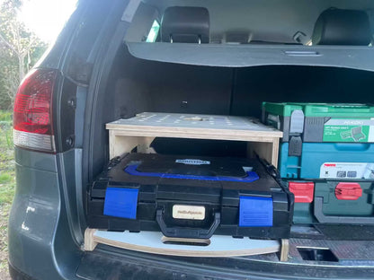 Kompakter mobiler Werkstattschrank Metall Rollcontainer mit Schublade und Vollauszug für kleine Werkstätten und Fahrzeuge