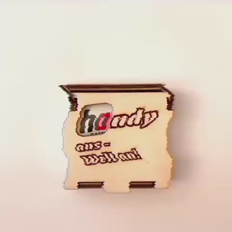 Hanuta Geschenkbox „Handy aus, Welt an“ – Achtsamkeitsgeschenk in Holzbox