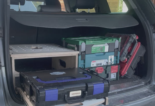 Container für Werkzeugboxen – stapelbar für Van, SUV & Transporter L Boxx Einhell Systainer