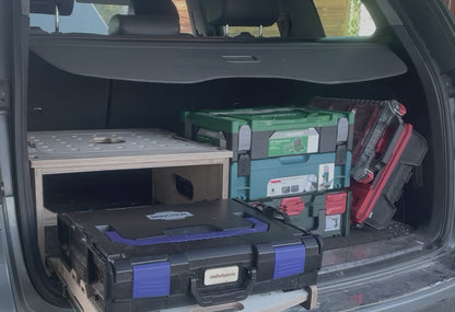 Container für Werkzeugboxen – stapelbar für Van, SUV & Transporter L Boxx Einhell Systainer